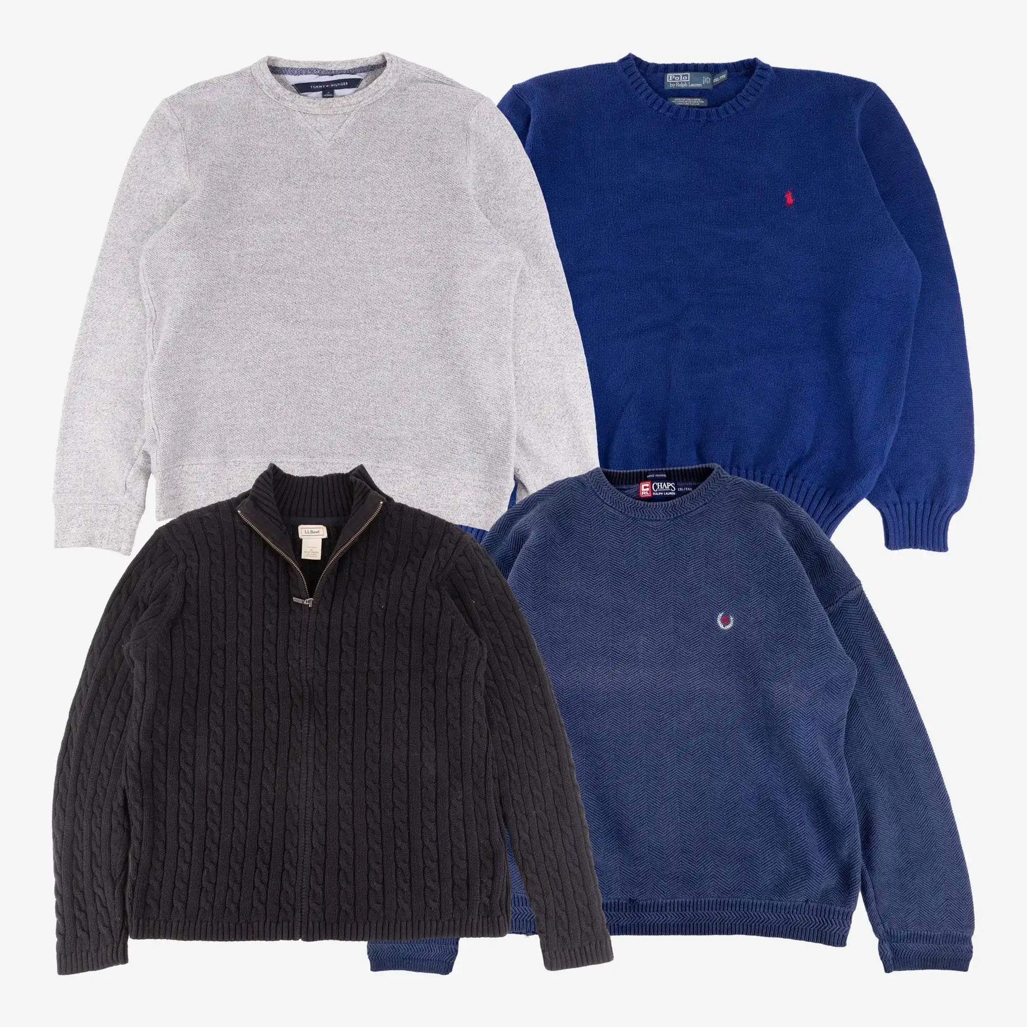 Pulls vintage en gros — Marques iconiques & style intemporel