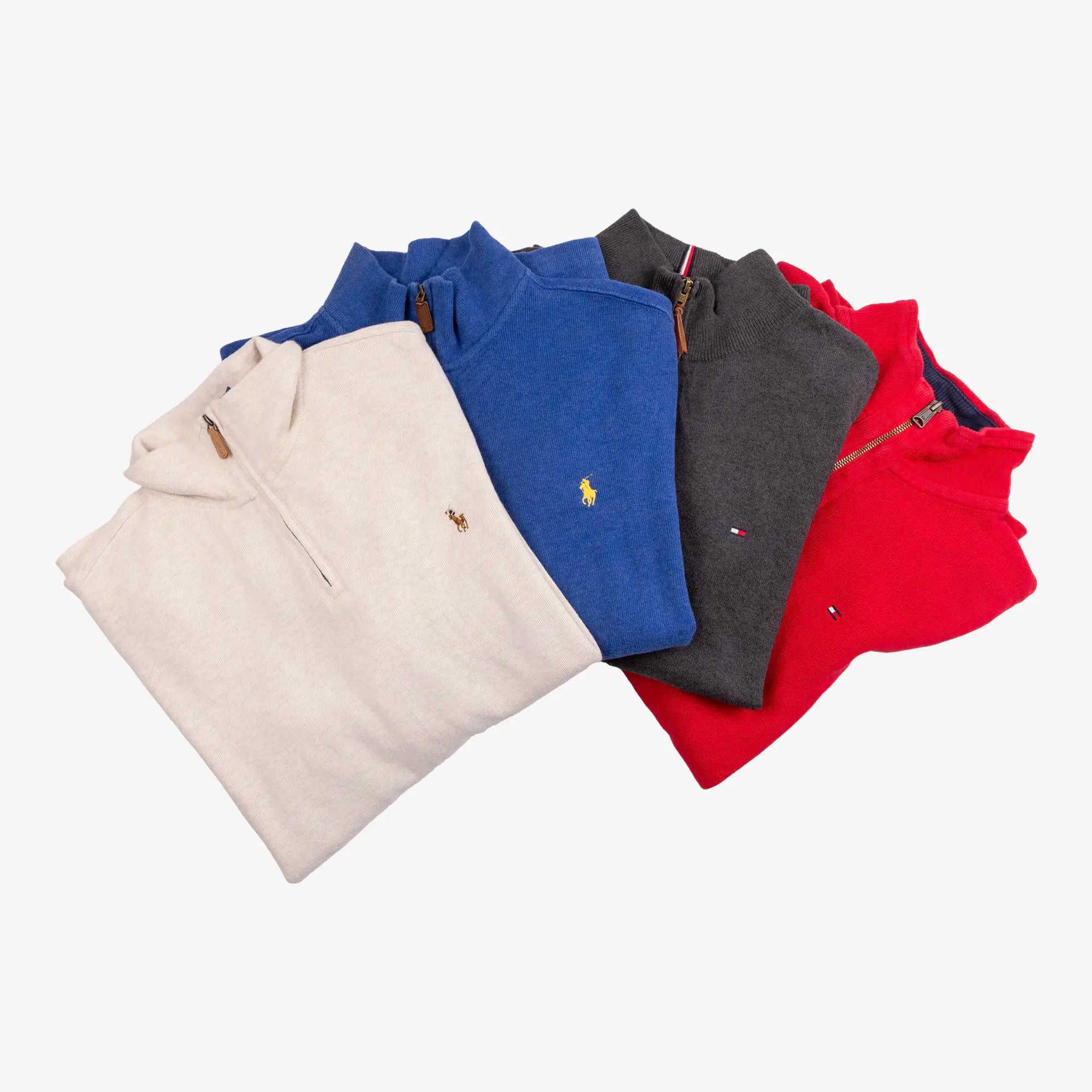 Box de pulls 1/4 zip Ralph Lauren & Tommy Hilfiger-TAGZ