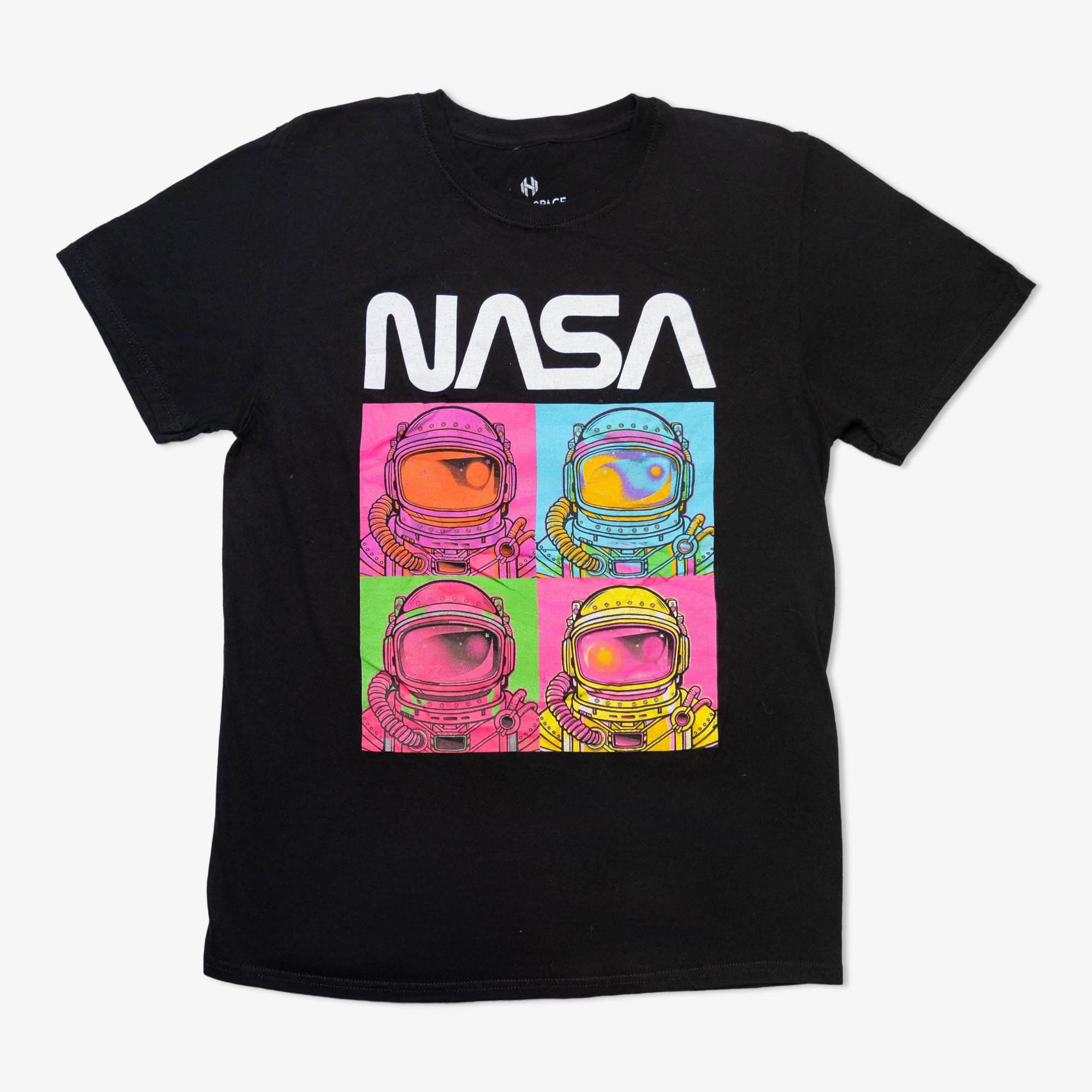 T-shirts imprimés noirs (Box de 60 pièces)-TAGZ