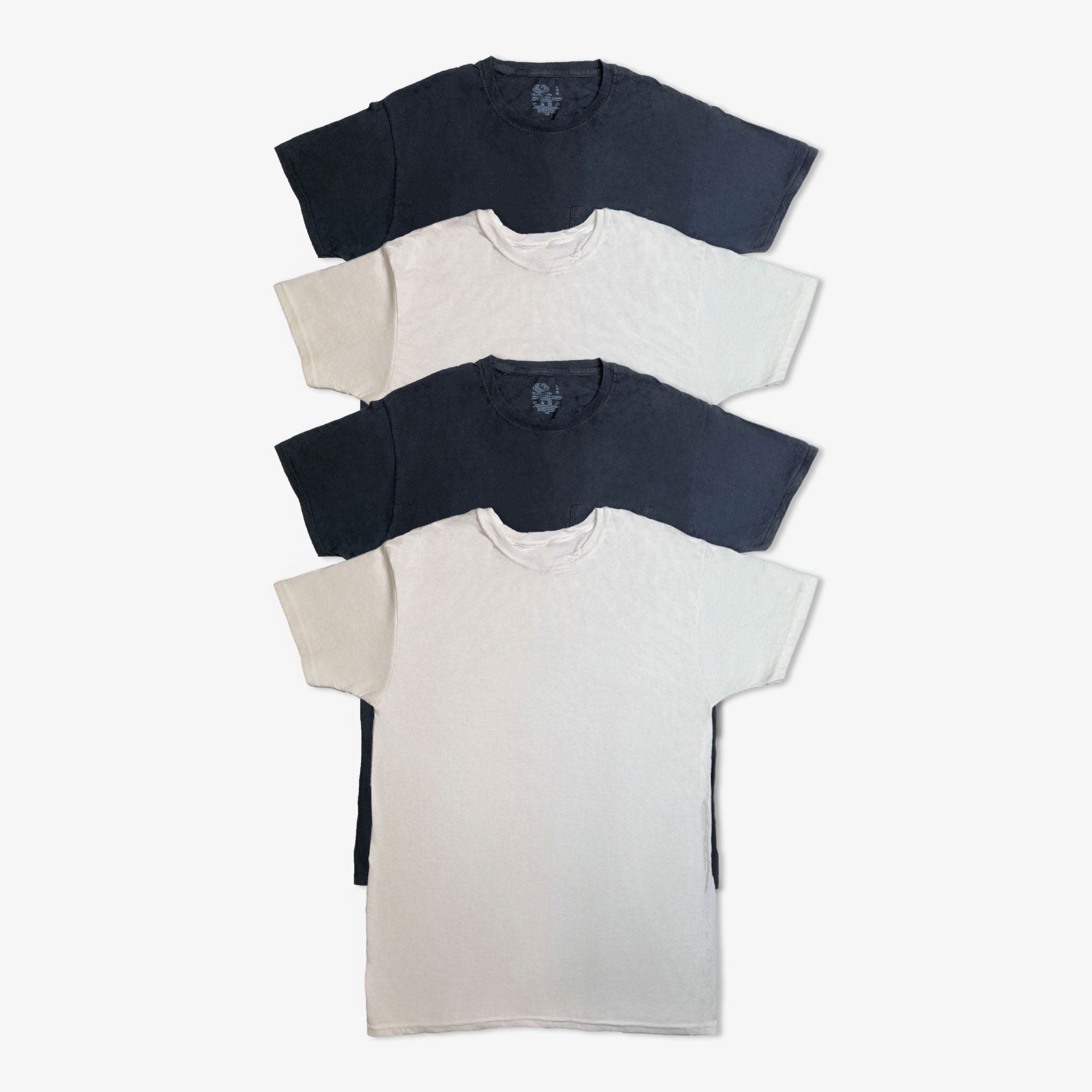 T-shirts Unis Noir et Blanc - TAGZ