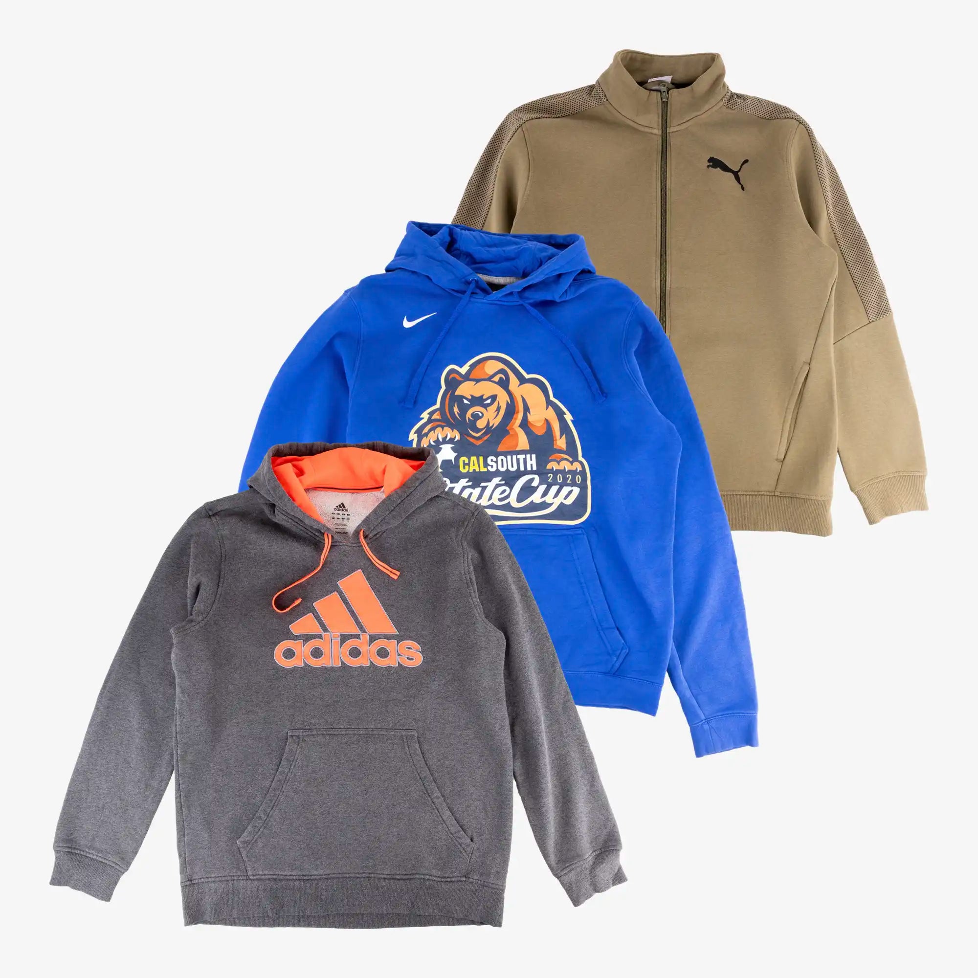 Lot de 25 kg de Sweats de Marque (Streetwear & Sportswear)-TAGZ