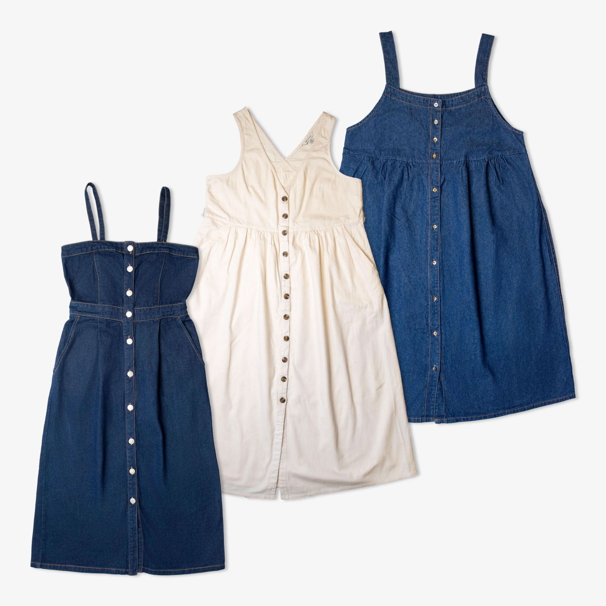 Robes Chemises en Denim (Box de 20 pièces)-TAGZ
