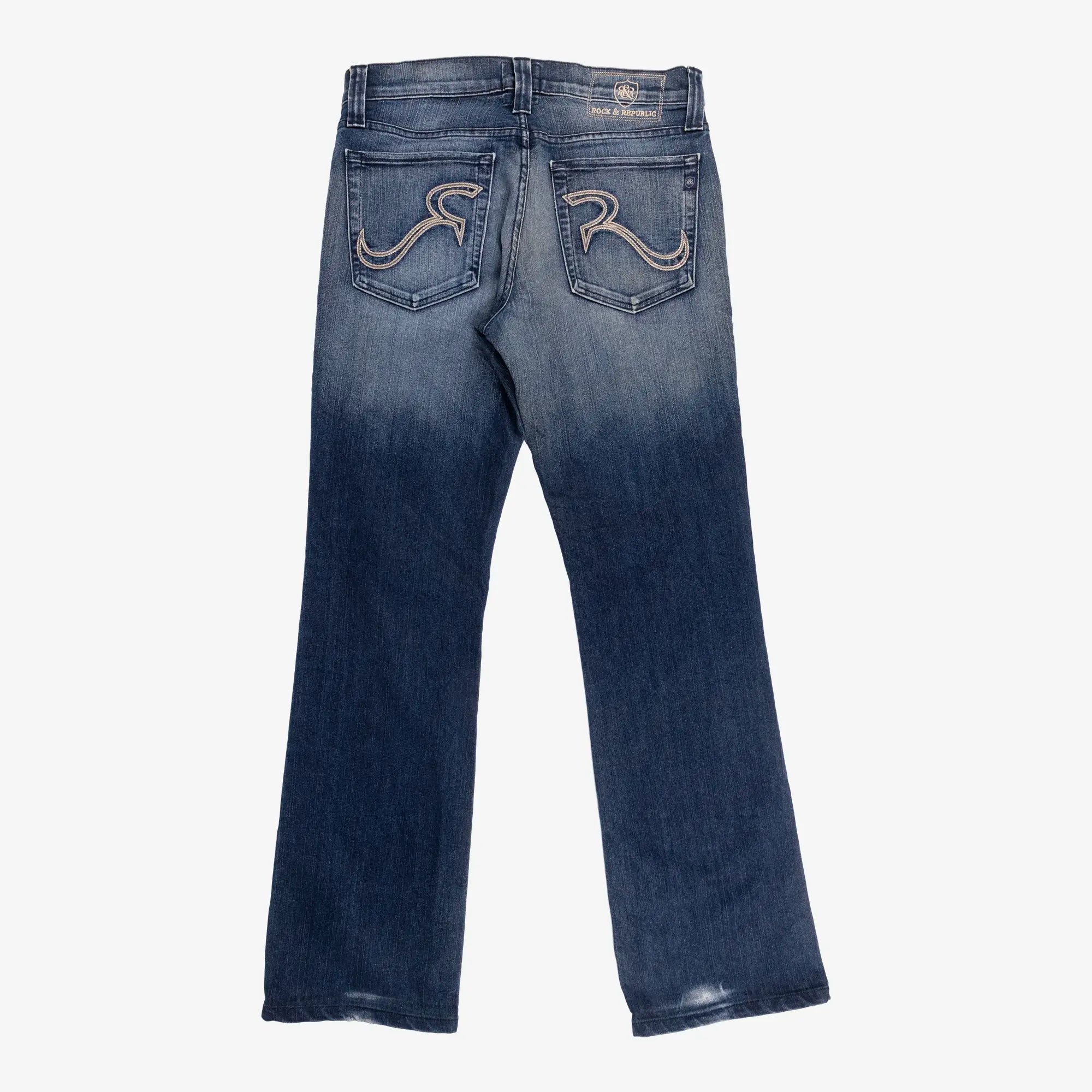 Mix Pant – Denim & Broidery-TAGZ