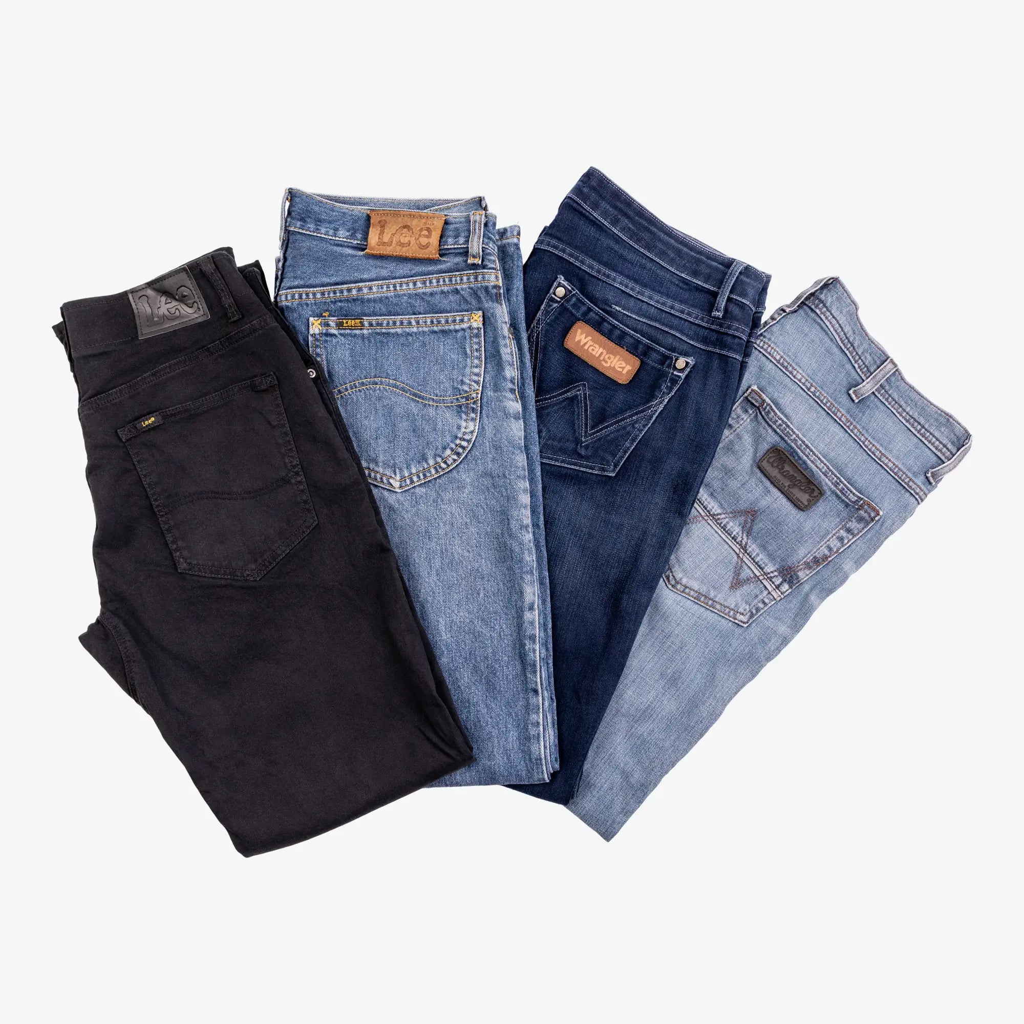 Box de 20 pantalons Lee & Wrangler-TAGZ