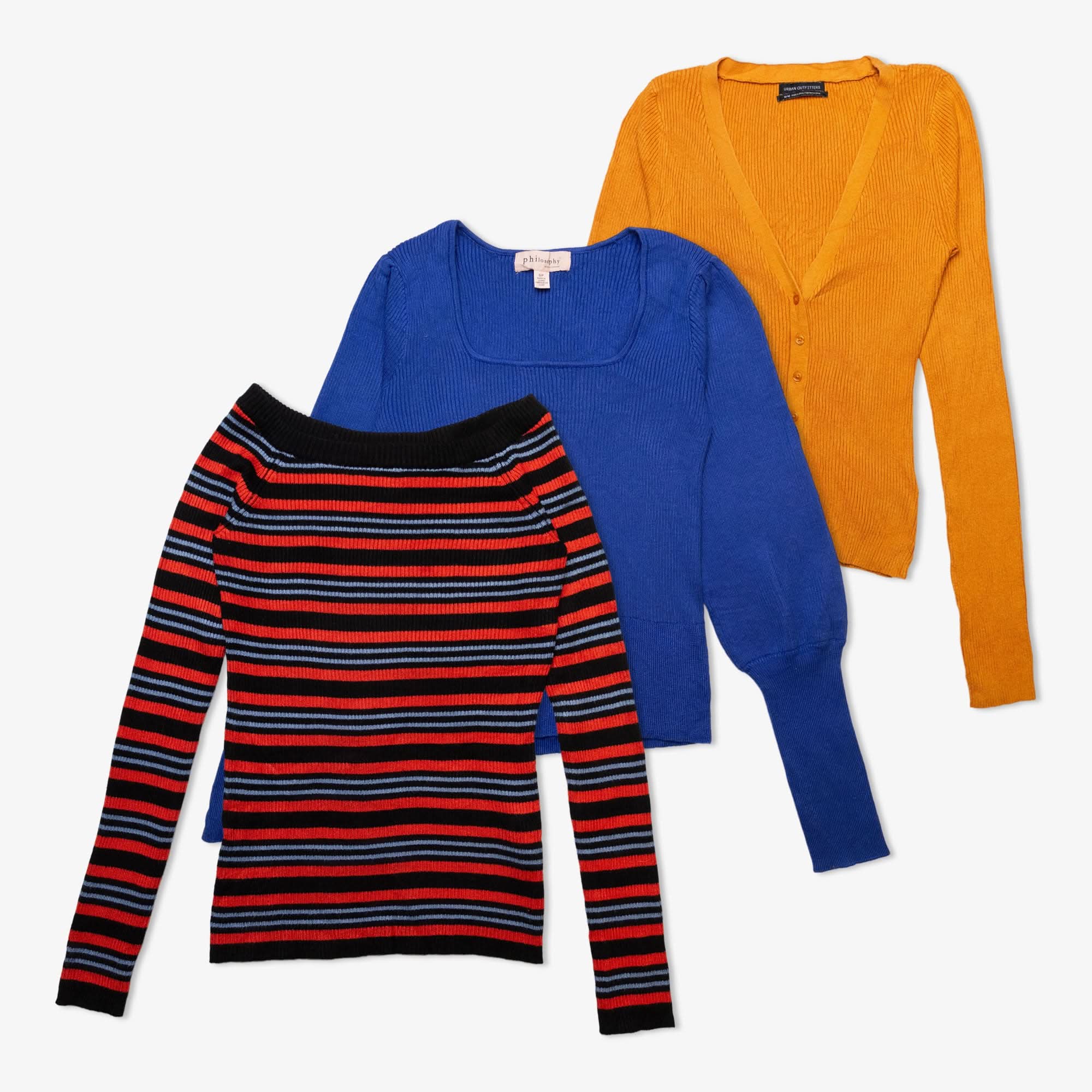 Pulls pastels côtelés (Box de 35 pièces)-TAGZ
