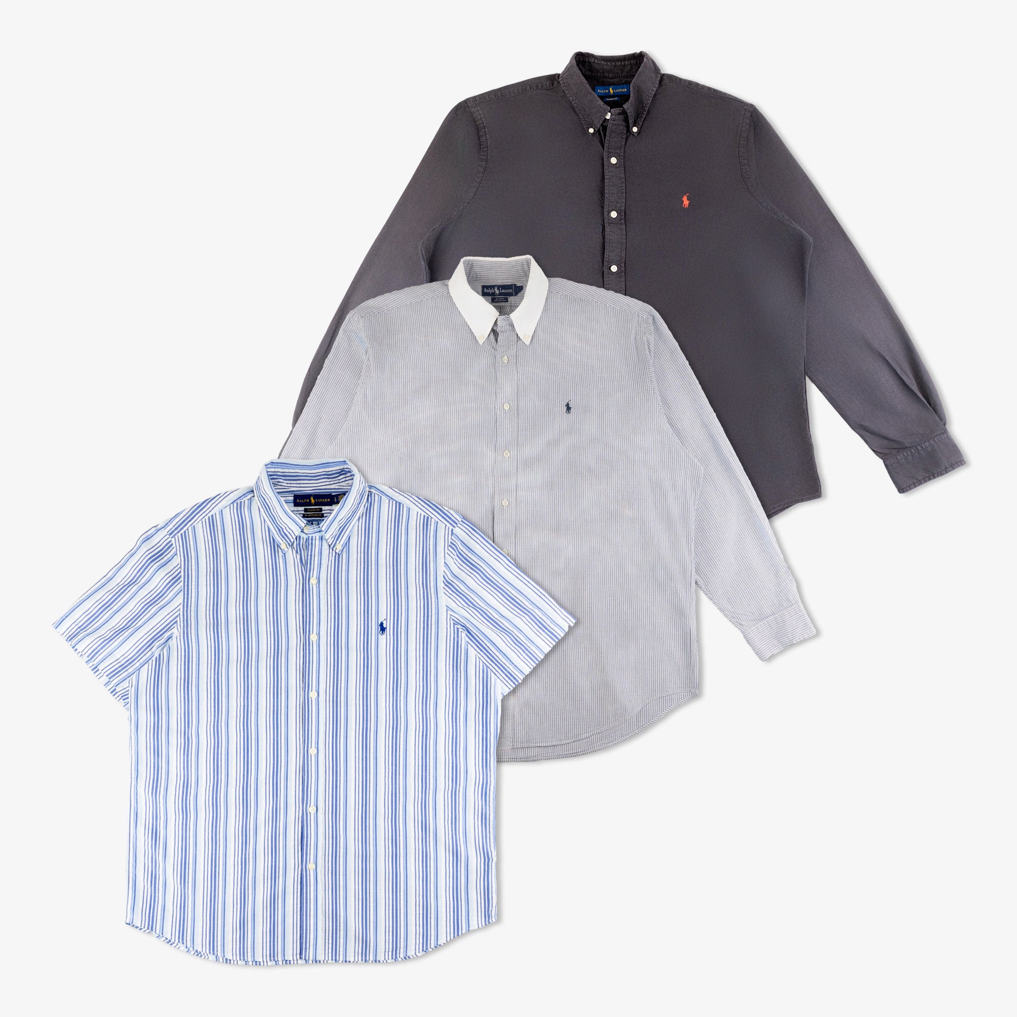 Chemises Ralph Lauren pour Homme – Lot de 10 pièces-TAGZ
