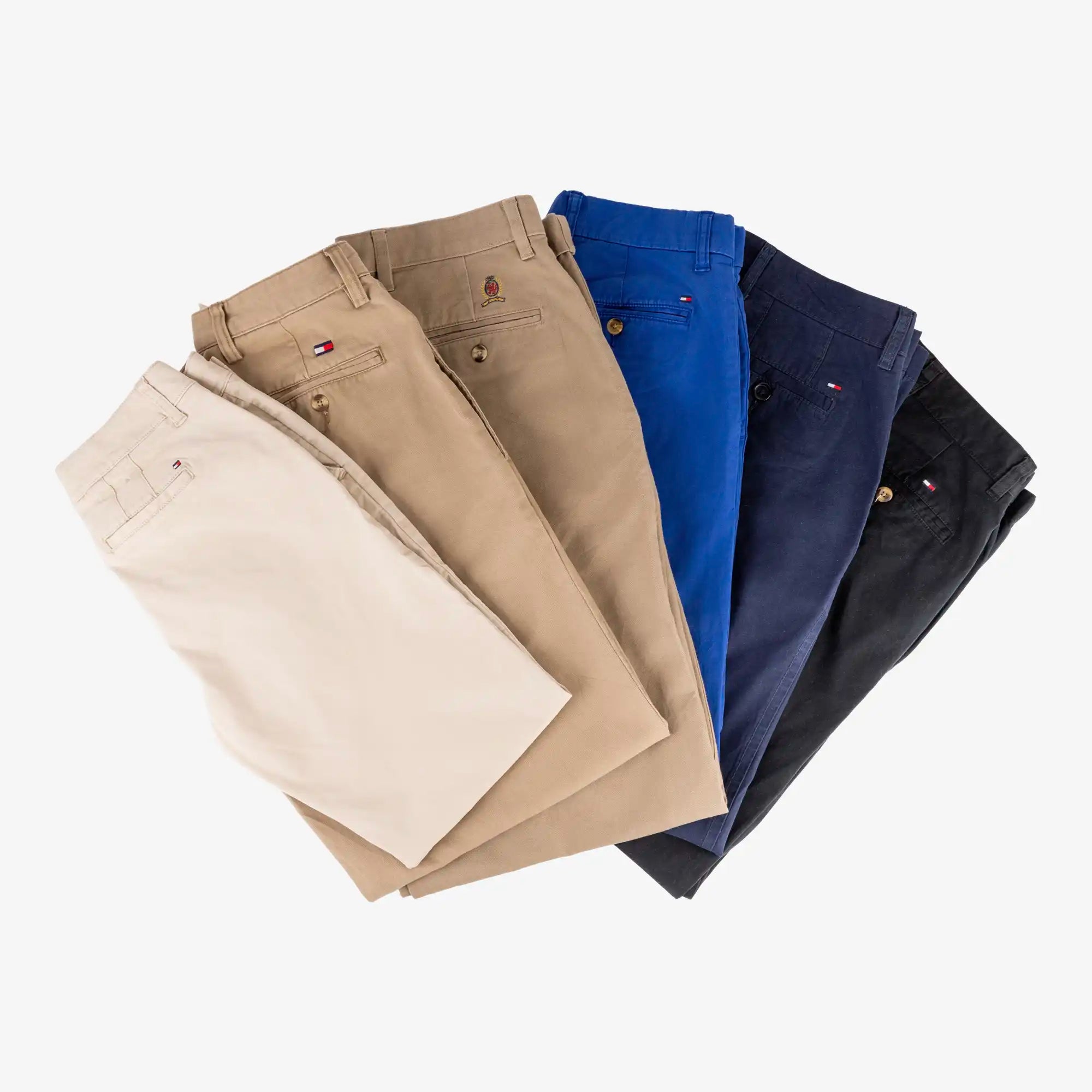 Box de 10 Pantalons Ralph Lauren & Tommy Hilfiger - Mix Chino & Classique-TAGZ
