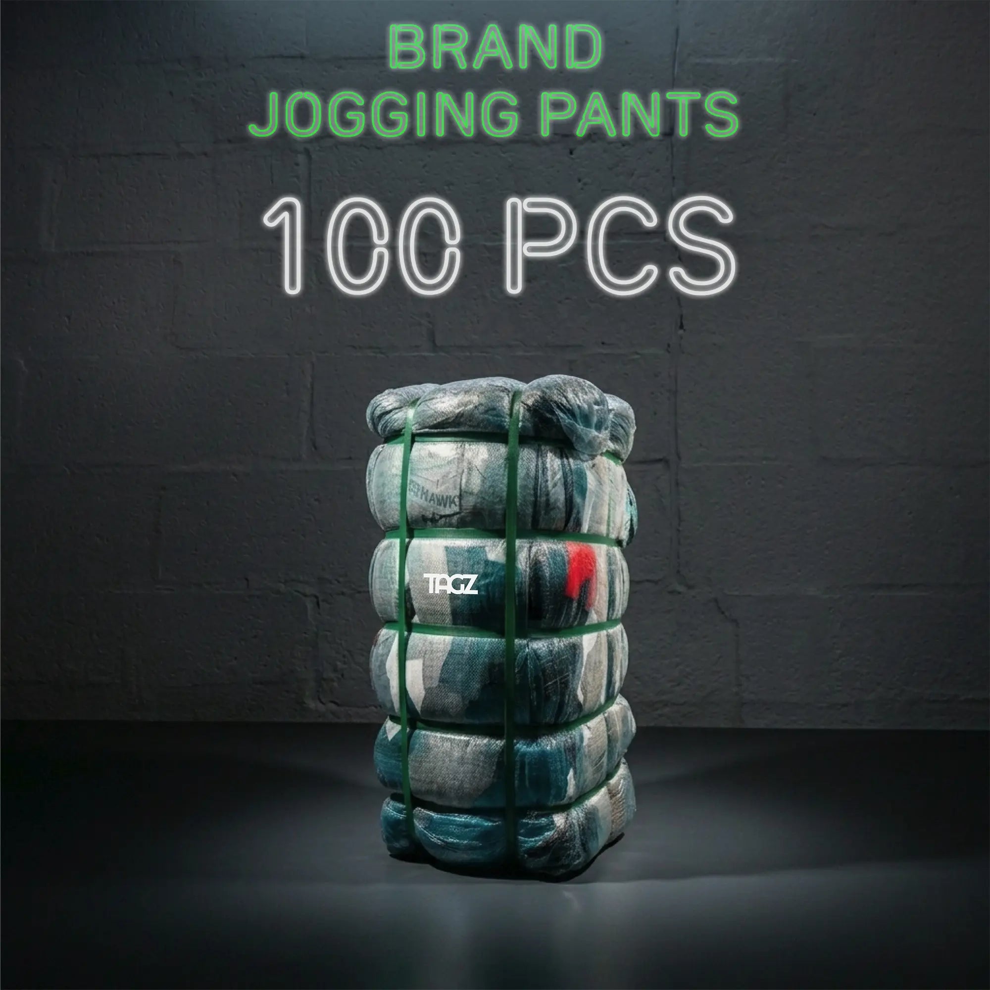 Balle de 100 Pantalons de Jogging de Marques Sportswear-TAGZ