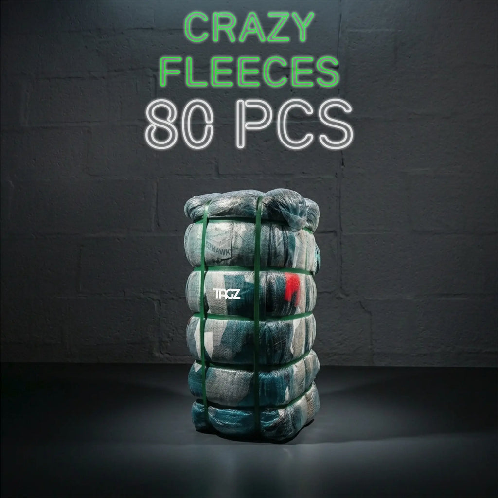 Balle de 80 Polaires Vintage à Motifs (Crazy Fleeces)-TAGZ
