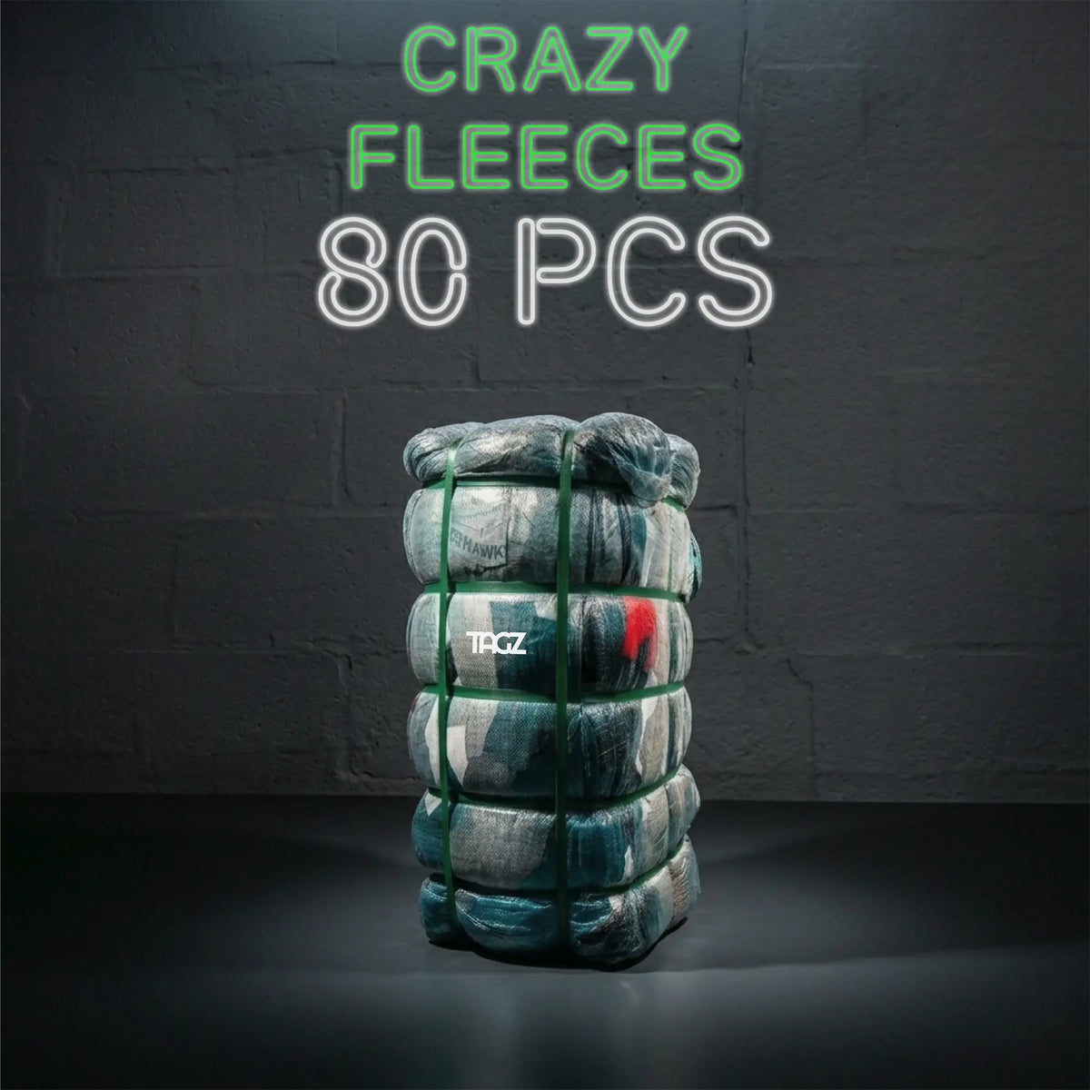 Balle de 80 Polaires Vintage à Motifs (Crazy Fleeces)-TAGZ