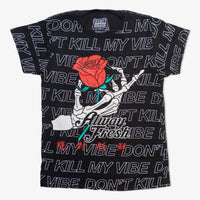 Lot de 50 T‑shirts imprimés noirs-BLACK-PRINTED-T-SHIRT-4-TAGZ