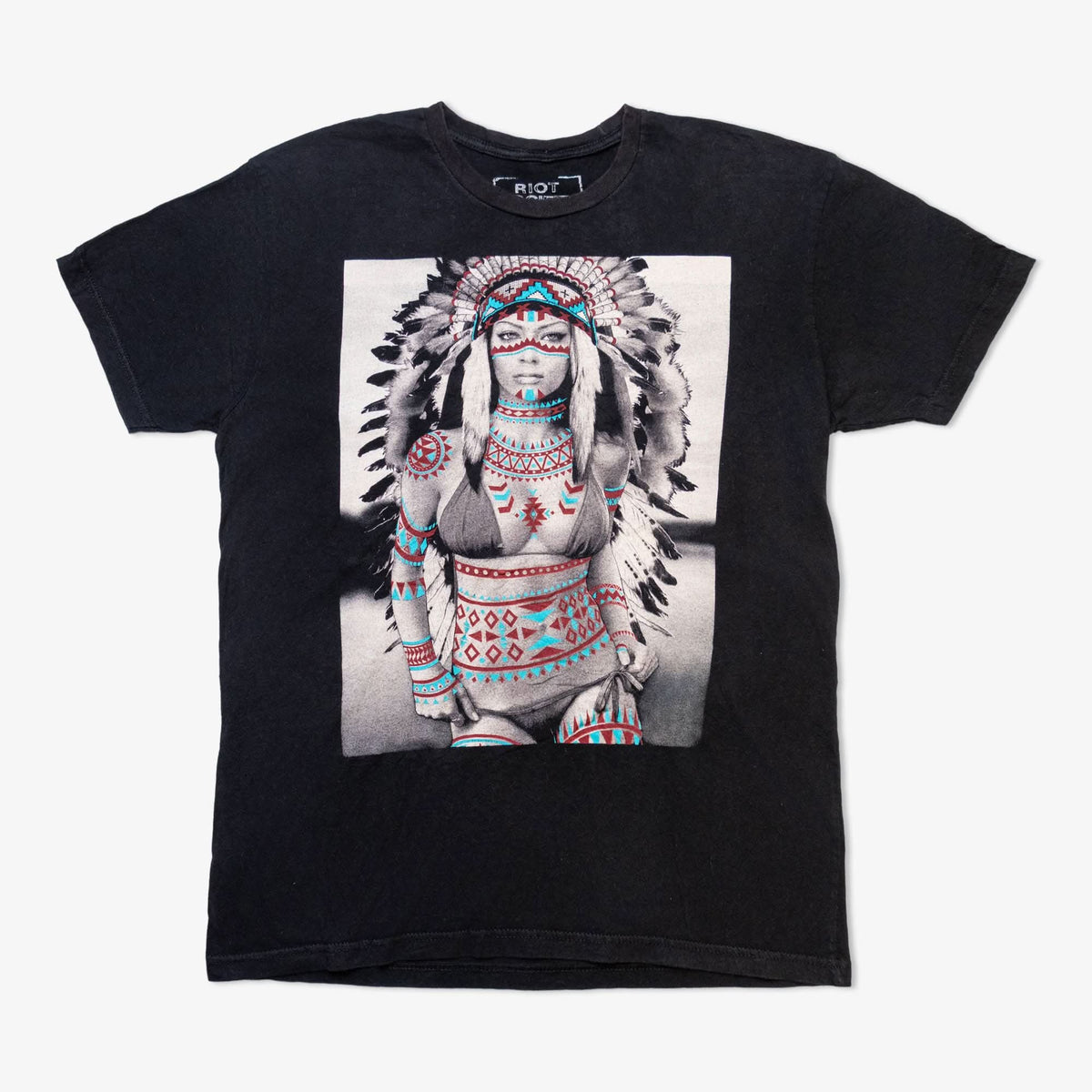 Lot de 50 T‑shirts imprimés noirs-BLACK-PRINTED-T-SHIRT-7-TAGZ