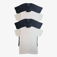 Lot de 55 T‑shirts unis noir et blanc-BLACK-_-WHITE-T-SHIRT-3-TAGZ
