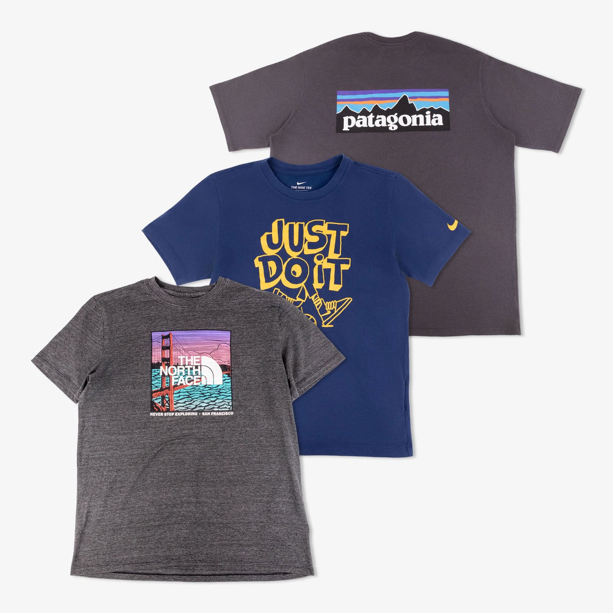 Box 30 T-shirts de marques US-BRAND-T-SHIRTS-KG-GR-TAGZ