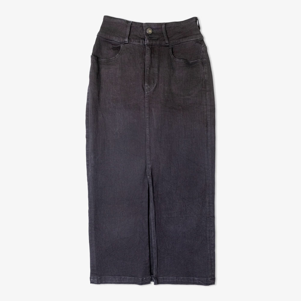 Lot de 30 jupes longues en jean-DENIM-SKIRT-LONG-4-TAGZ
