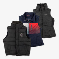 Box de 15 Doudounes Sans Manches de marque-DOWN-VEST-JACKET-TAGZ