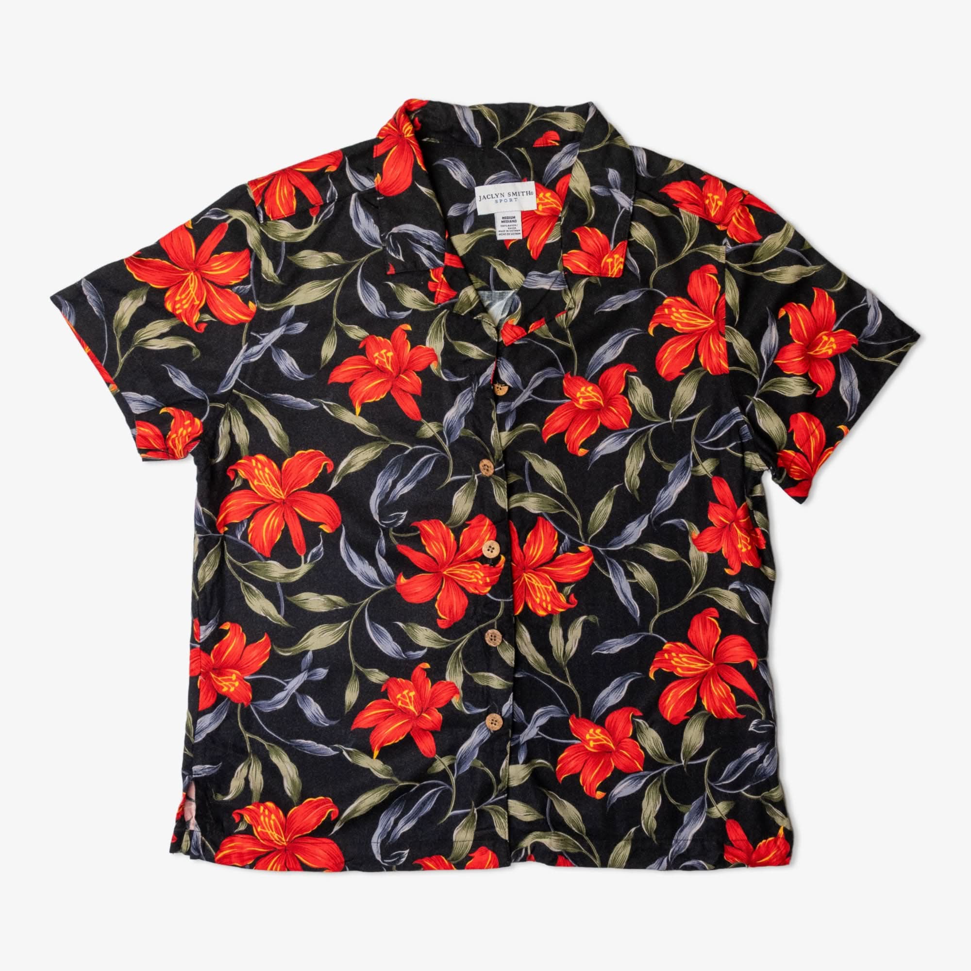 Lot de 80 chemises hawaïennes pour femme-HAWAIIAN-BLOUSE-SHORT-SLEEVE-1-TAGZ