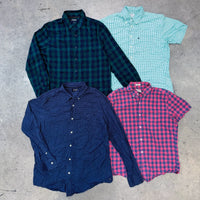 Lot de 40 Chemises de Marques Homme – Mix Outdoor & Carreaux-TAGZ