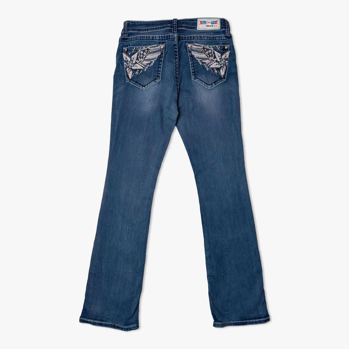 Lot de 25 jeans brodés pour femme-LADIES-BROIDERY-DENIM-PANT-3-TAGZ