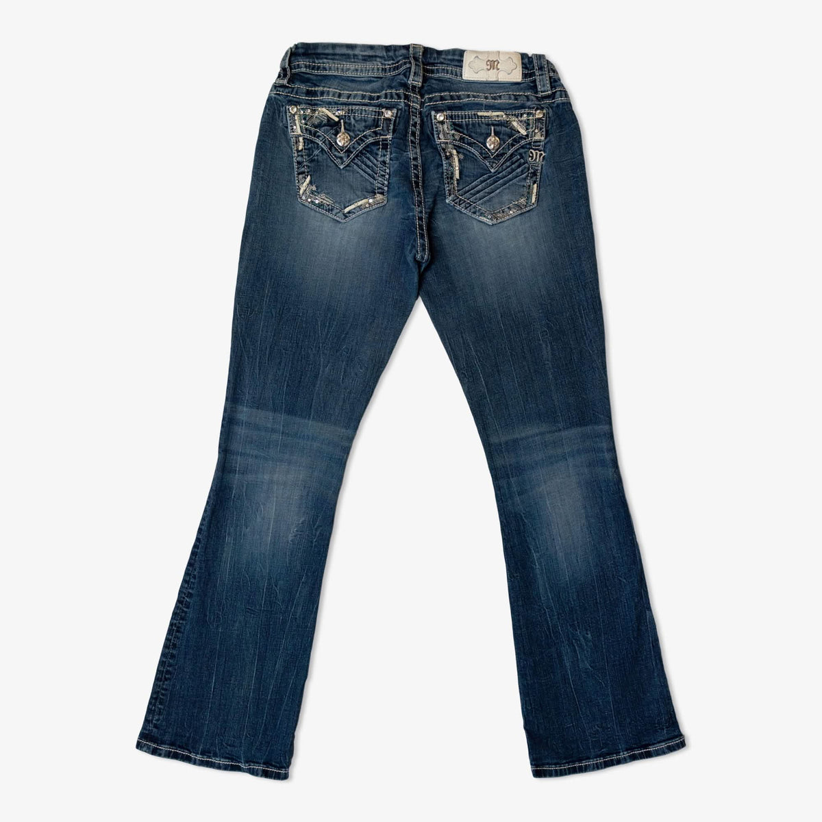 Lot de 25 jeans brodés pour femme-LADIES-BROIDERY-DENIM-PANT-4-TAGZ