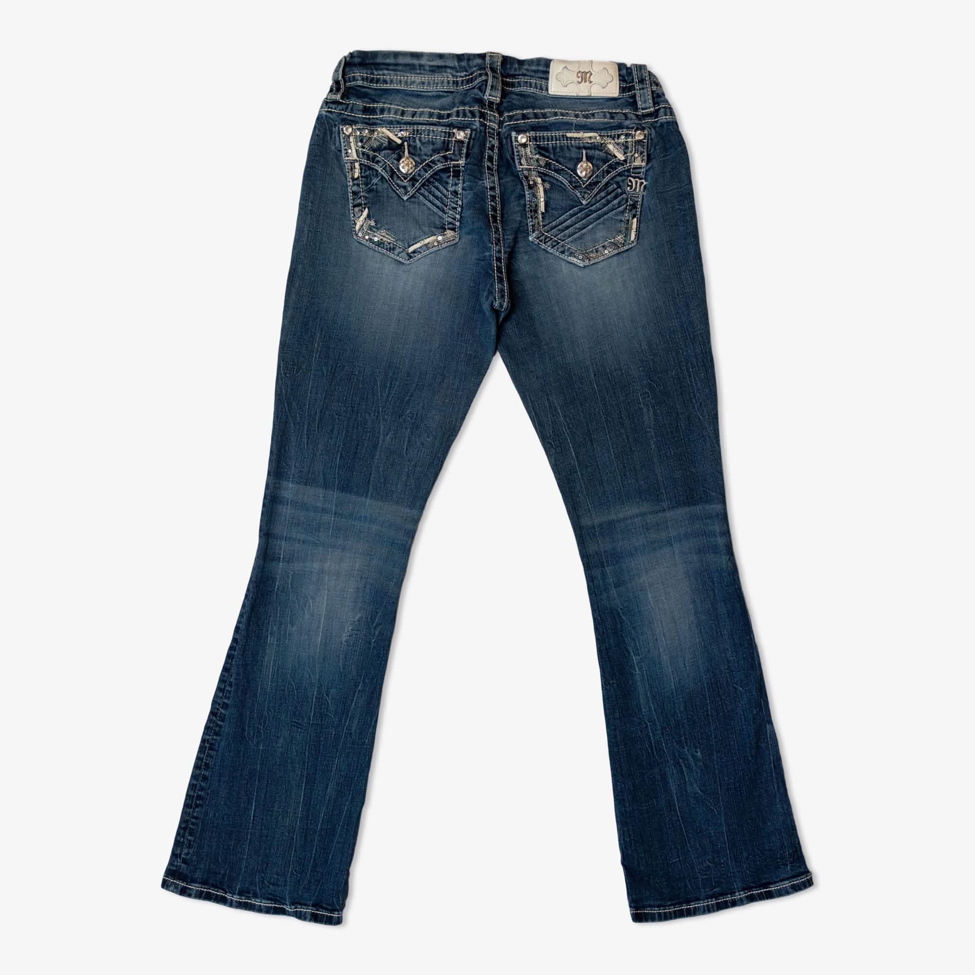 Lot de 25 jeans brodés pour femme-LADIES-BROIDERY-DENIM-PANT-4-TAGZ