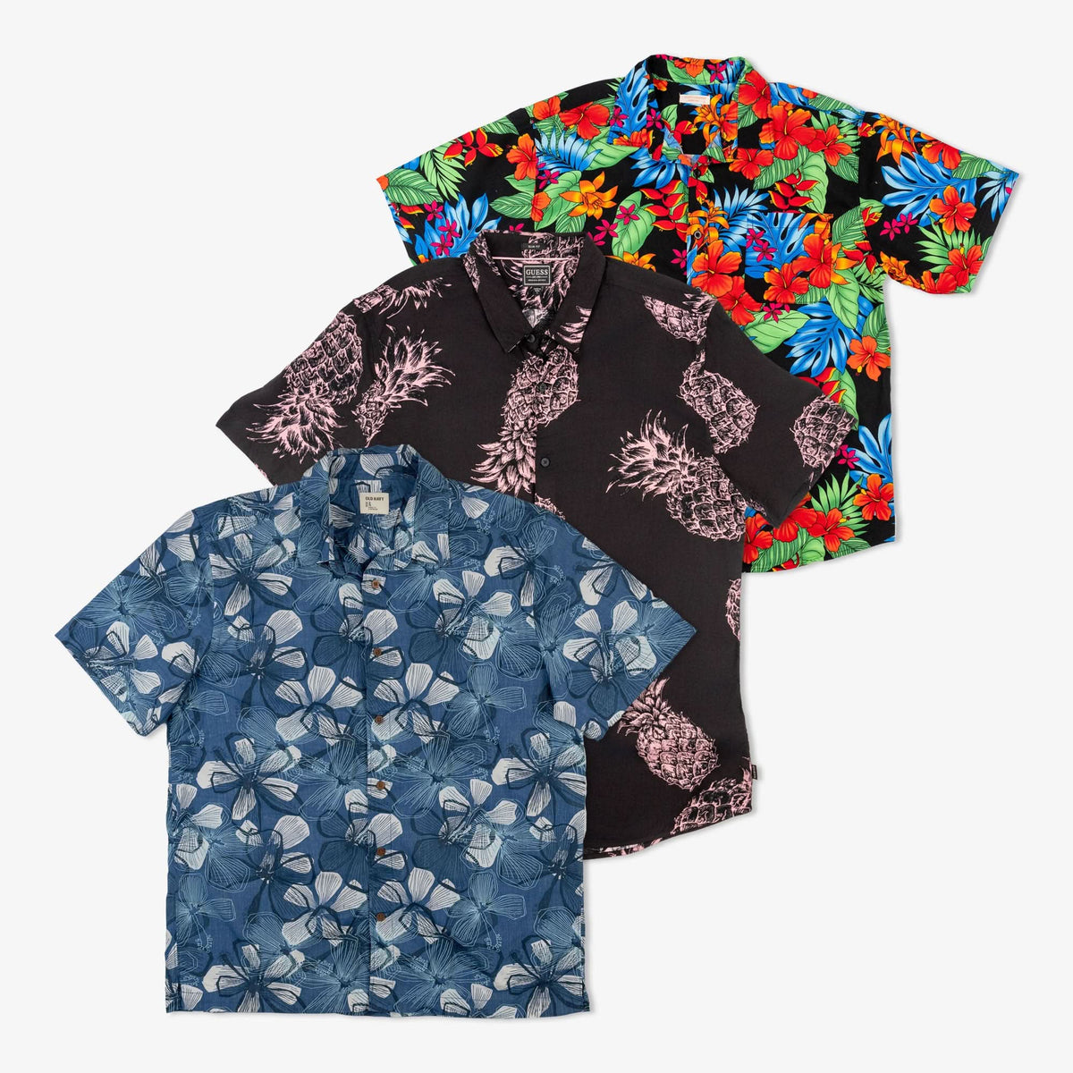 Chemises Hawaïennes-MENS-HAWAIIAN-SHIRTS-TAGZ