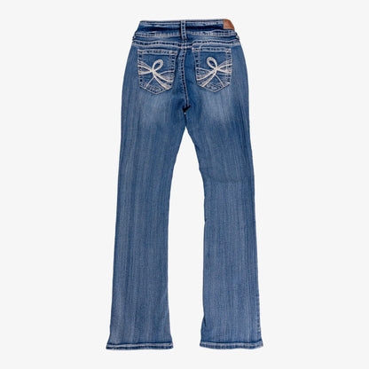 Mix Pant – Denim & Broidery-TAGZ