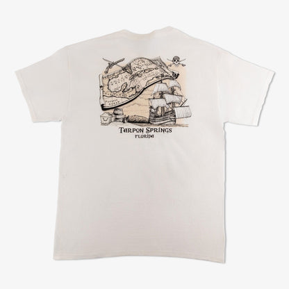 White printed t-shirts (65 pieces)