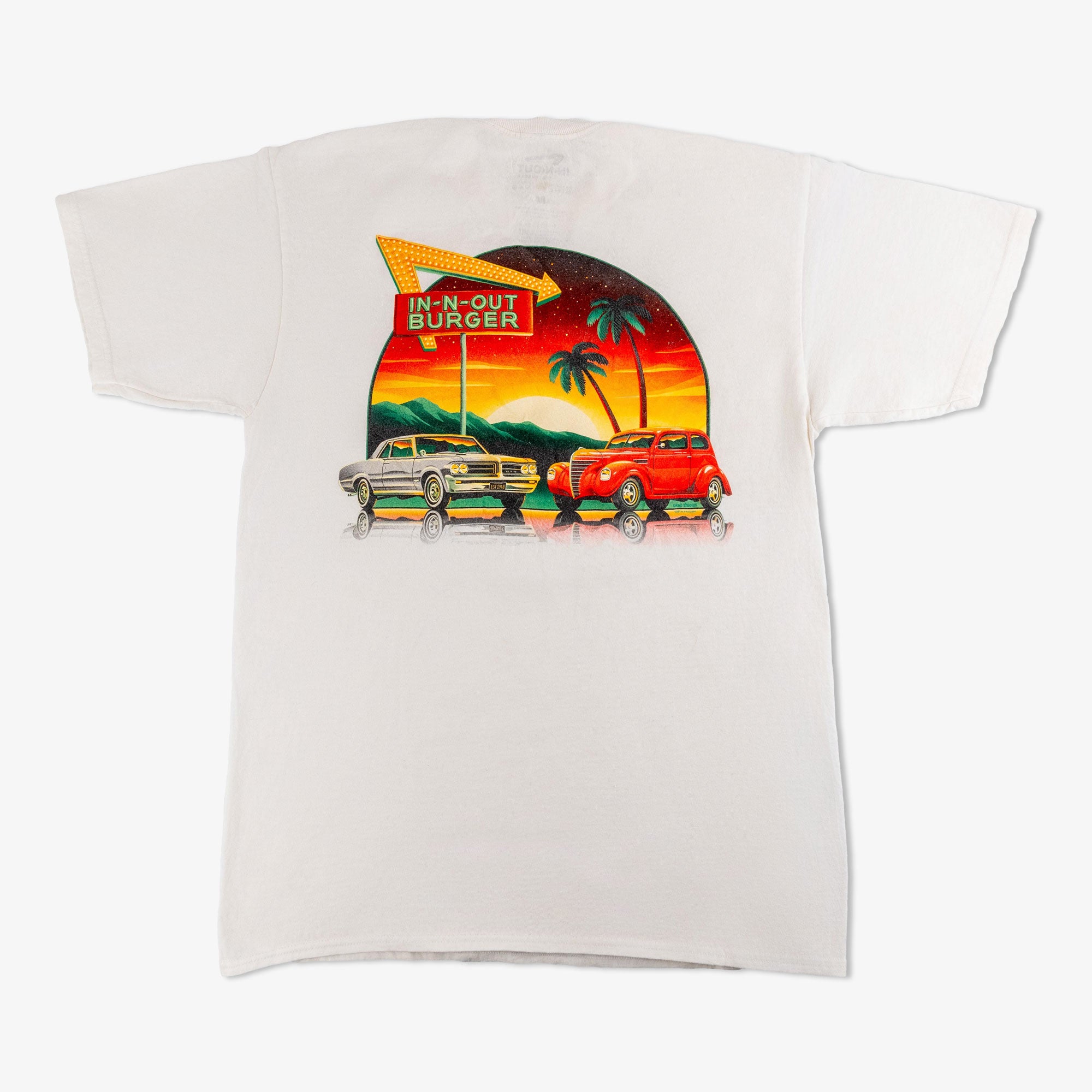 White printed t-shirts (65 pieces)