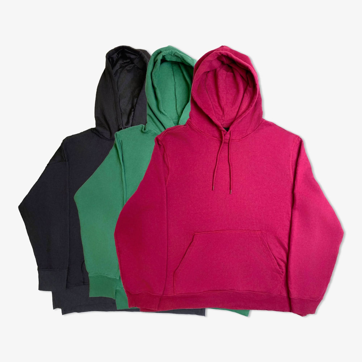 Lot de 15 sweat‑shirts à capuche unis-PLAIN-HOODED-SWEATSHIRT-5-TAGZ