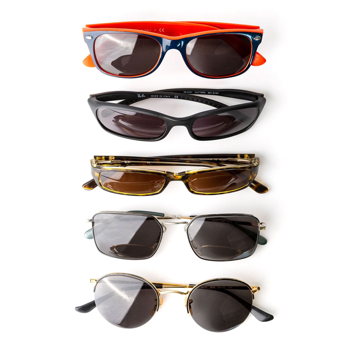 Lot de 5 paires de lunettes de soleil Ray-Ban-RAY-BAN-GLASSES-1-TAGZ