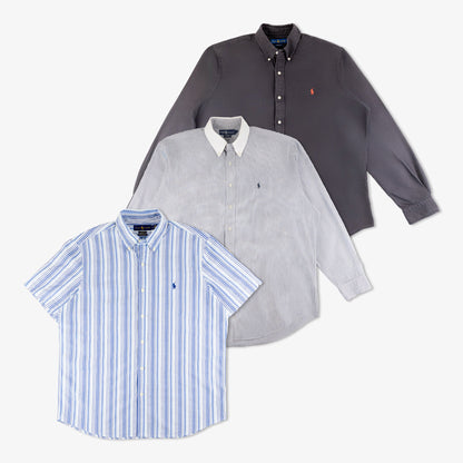 Chemises Ralph Lauren pour Homme – Lot de 10 pièces-TAGZ