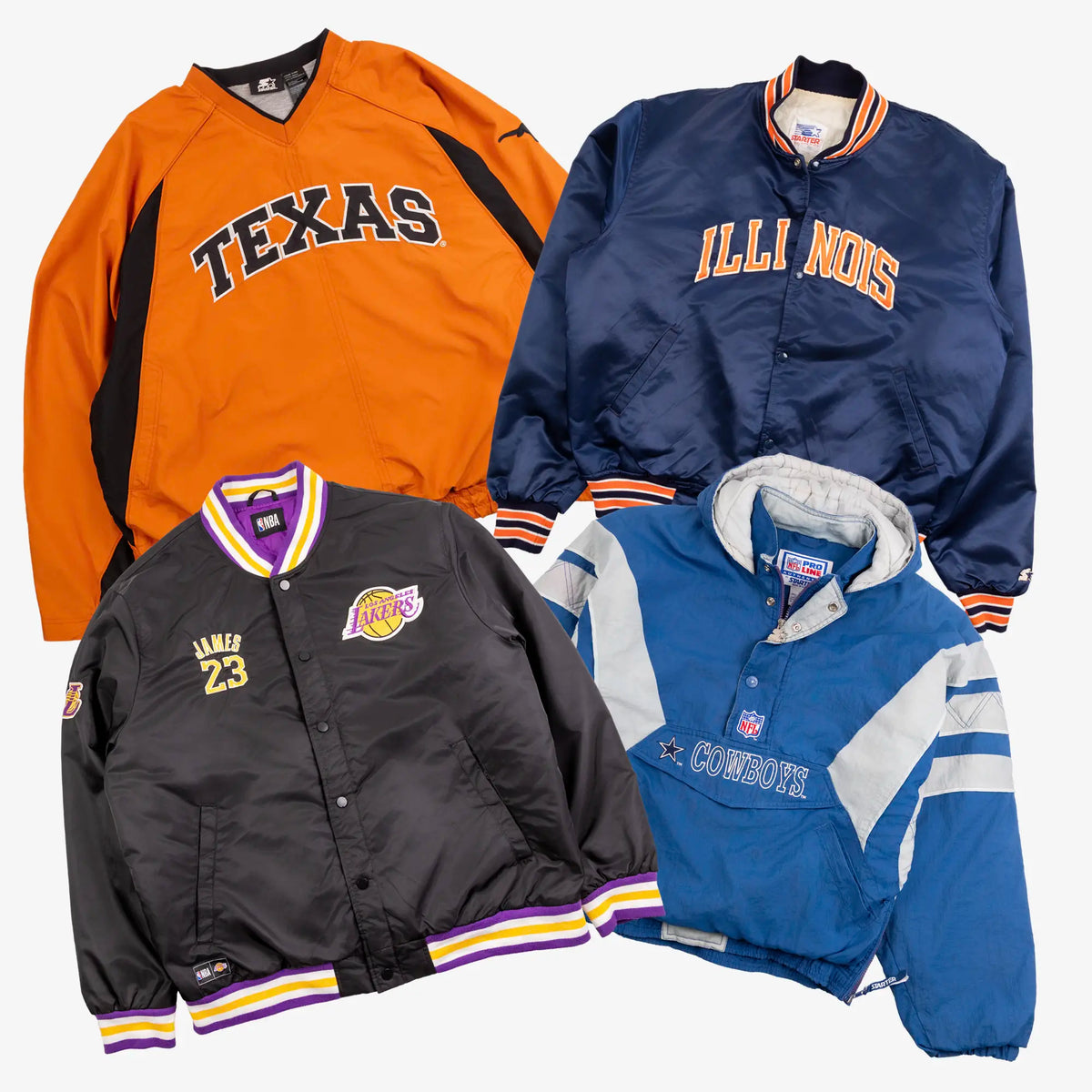 Box de 10 Jackets PREMIUM Starter et Licences US-STARTERJACKETS-TAGZ