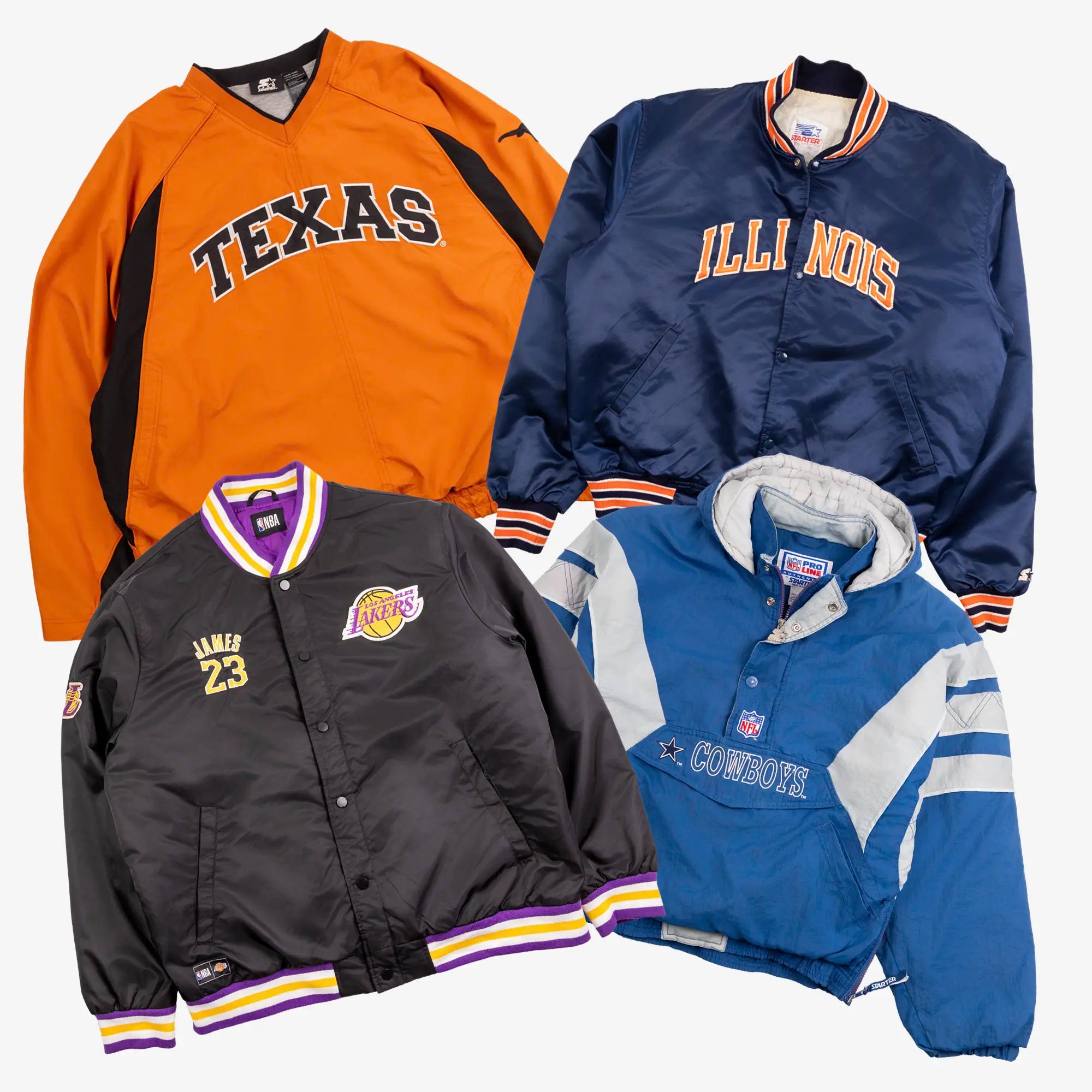 Box de 10 Jackets PREMIUM Starter et Licences US-STARTERJACKETS-TAGZ