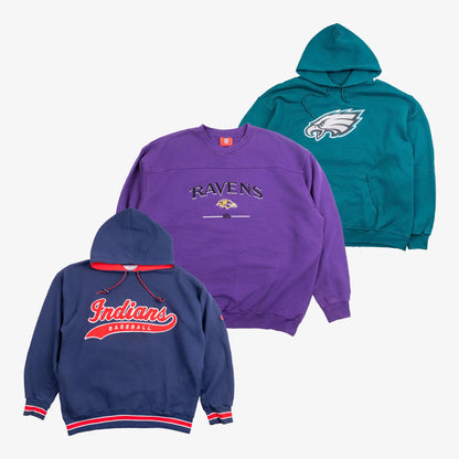 Box of 20 ProSport US Licensed sweatshirts