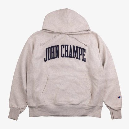 Box of American university sweatshirts