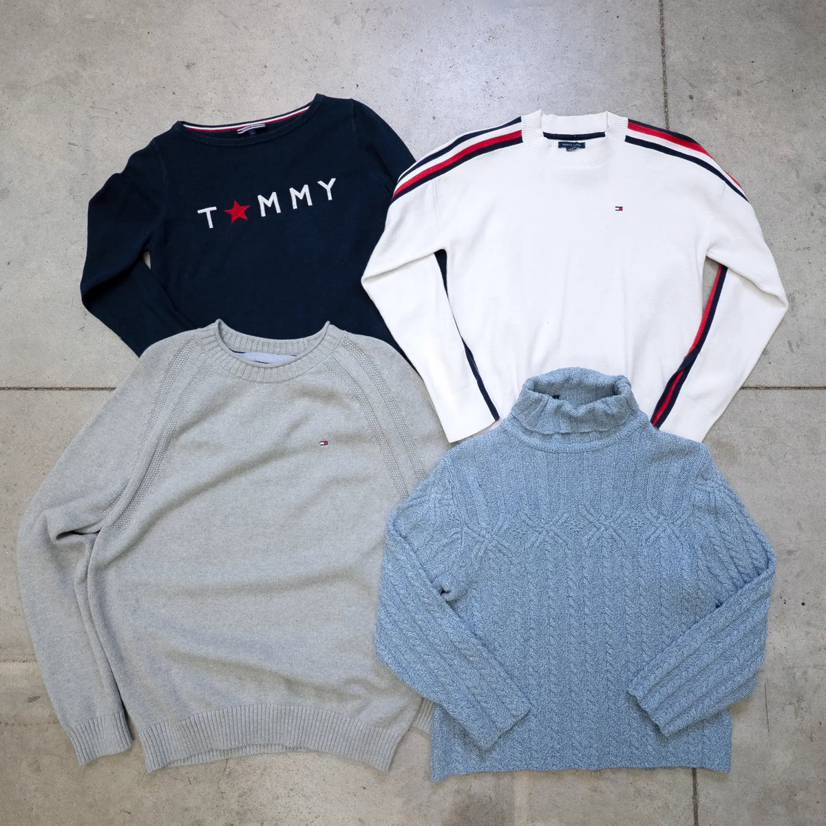 Balle de 100 pulls Tommy Hilfiger homme-TAGZ