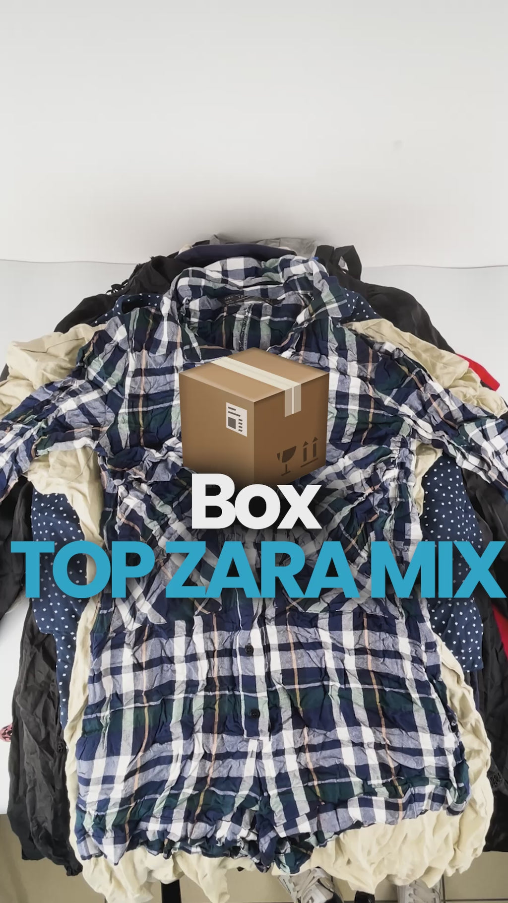Lot de 40 tops Zara mixtes